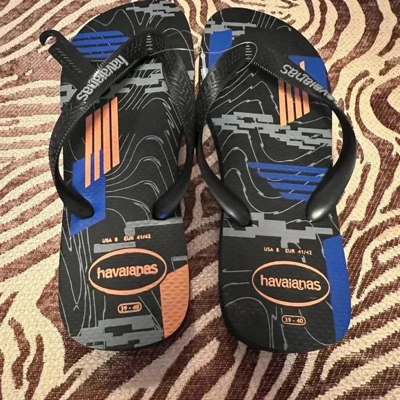 Men’s Havaianas Modern Circuit Flip Flops 11/12 - Picture 2 of 3